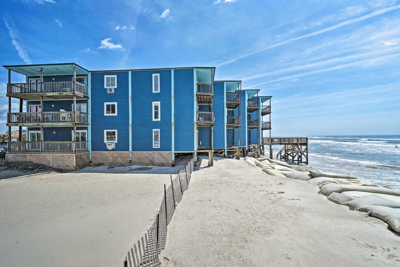 Apartament Convenient Retreat With Balcony And Ocean Views! North Topsail Beach Zewnętrze zdjęcie